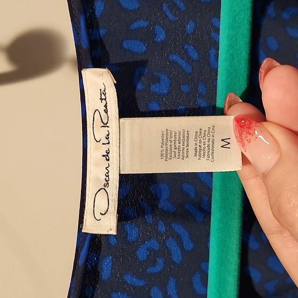 Oscar de la Renta Ombre Leopard Robe - Picture 2 of 6
